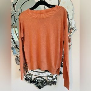Club Monaco Small Orange Knit Sweater